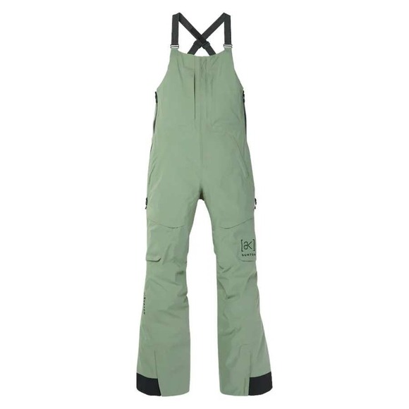 Burton Pants - Burton [ak] GORE-TEX 2L Kimmy Bib Pant Hedge Green Ski Snowboard Women's Sz M